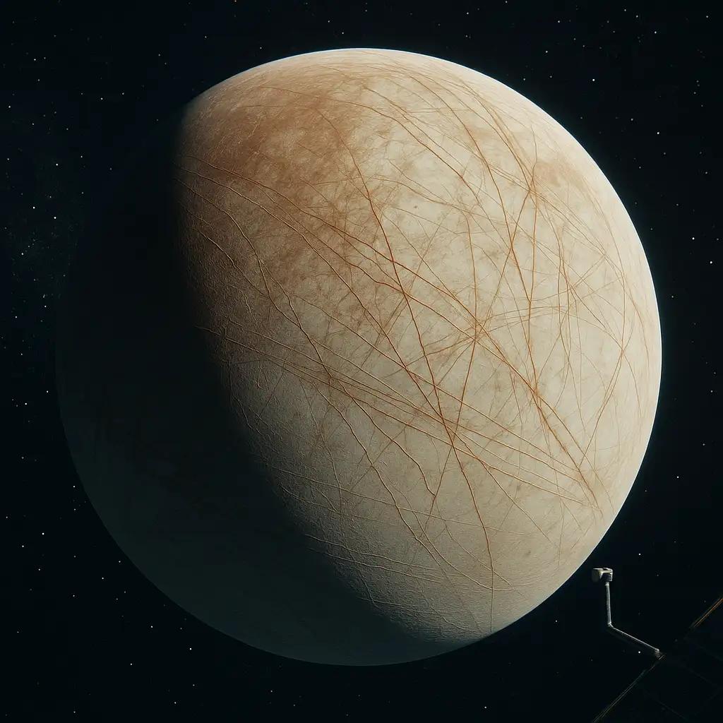 Imagini noi cu Europa – descoperiri despre satelitul lui Jupiter